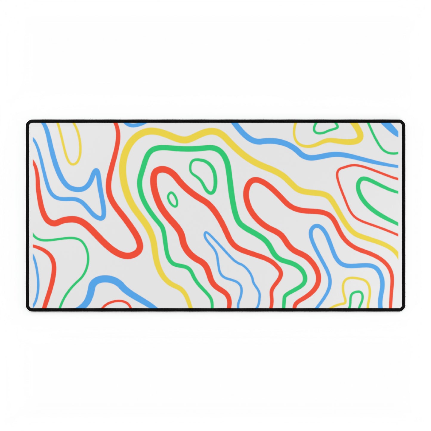 Rainbow Topo Simple Mouse Pad Large 32x entries 🎟️