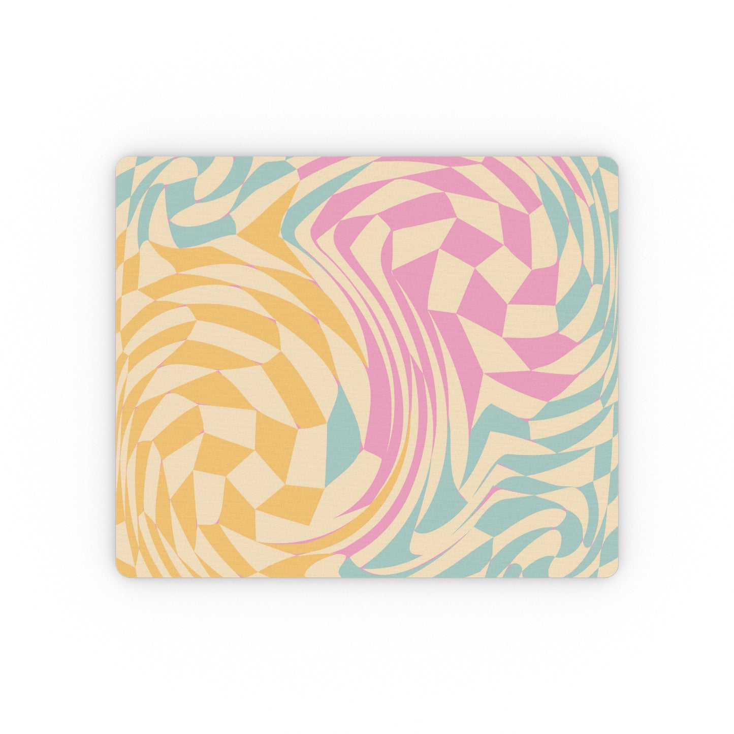 Yellow/Pink Topo Mouse Pad Small 18x entries 🎟️