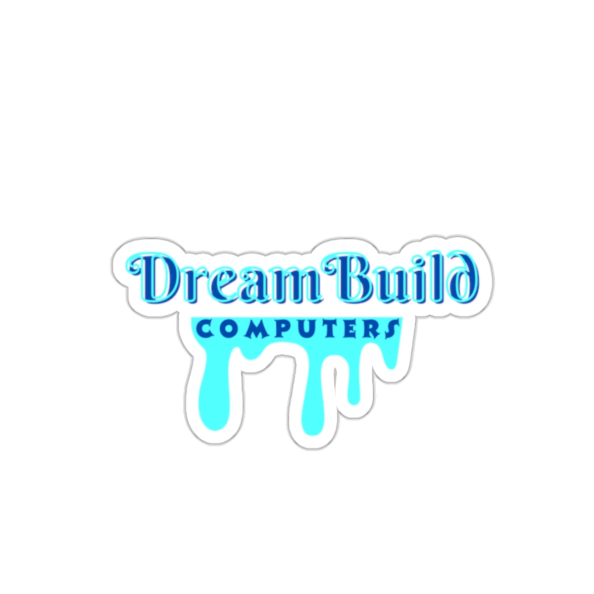 Blue drip DreamBuildComputers Sticker 12x Entries 🎟️