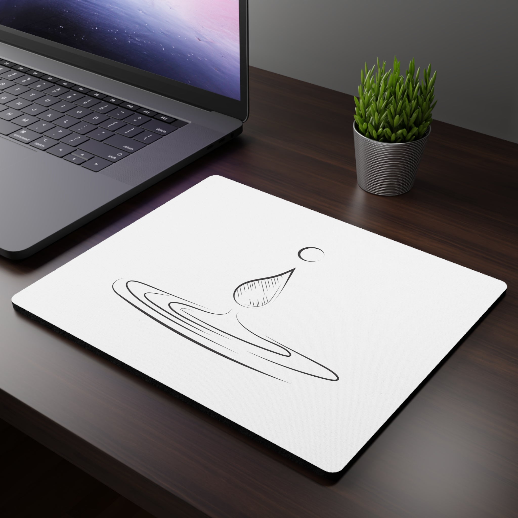 Water Droplet Swirl Mouse Pad Small 18x entries 🎟️ – DreamBuildComputers