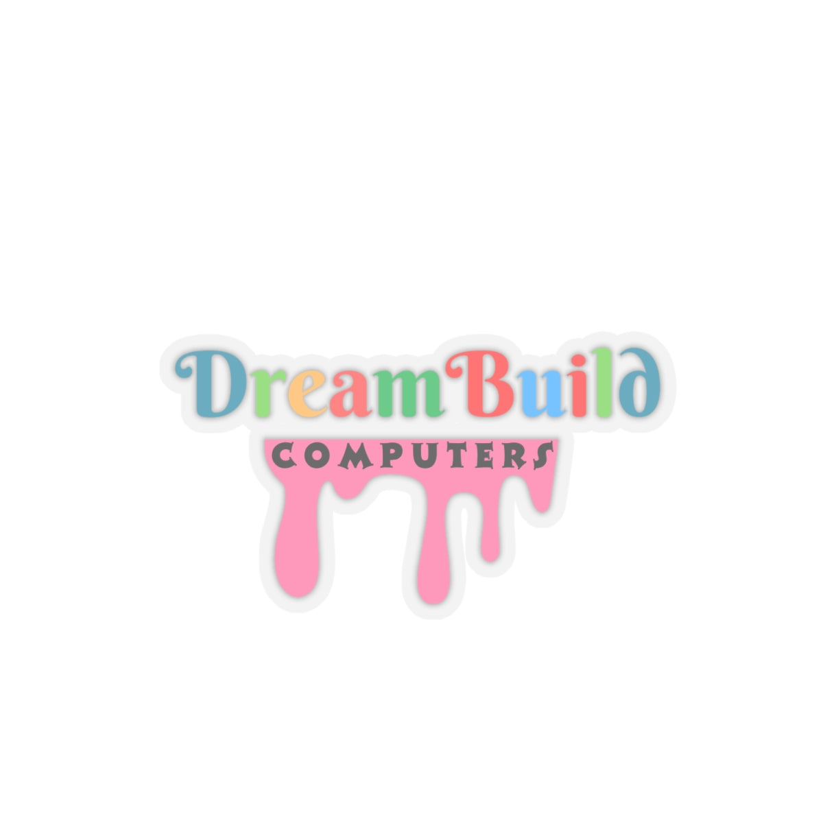 Rainbow drip DreamBuildComputers Sticker 12x Entries 🎟️