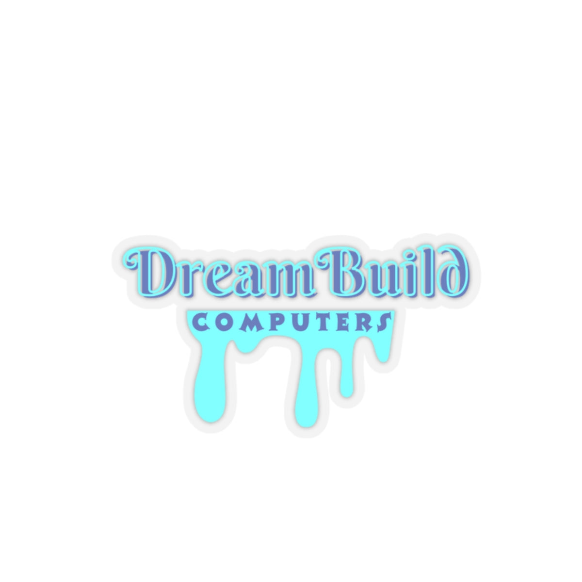 Blue drip DreamBuildComputers Sticker 12x Entries 🎟️