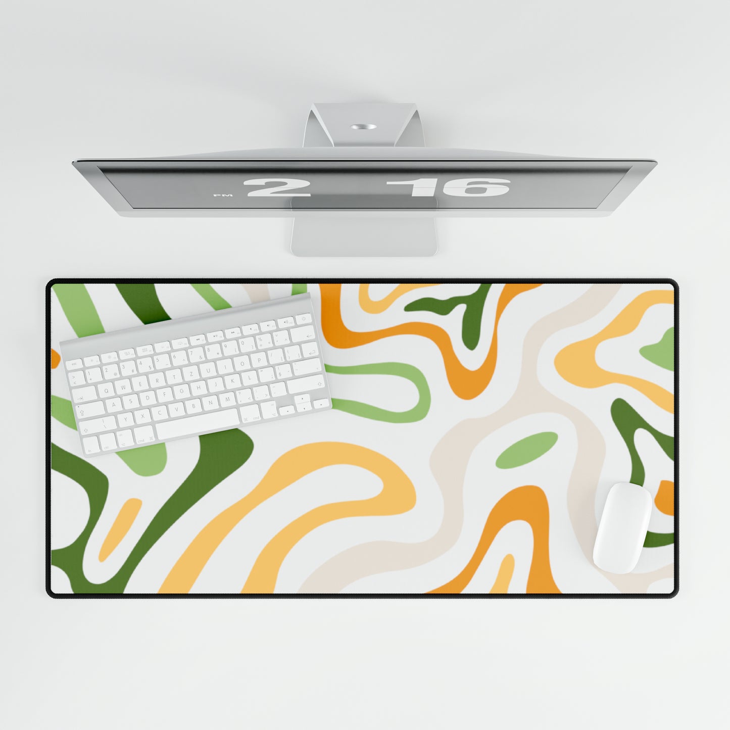 Green/Orange Topo Mouse Pad Large 32x entries 🎟️