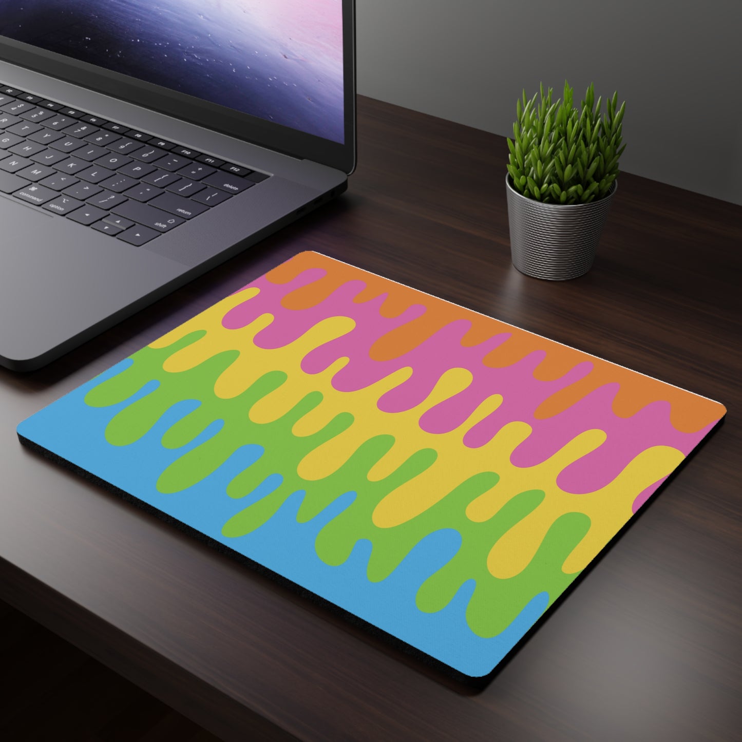 Rainbow Drip Mouse Pad Small 18x entries 🎟️