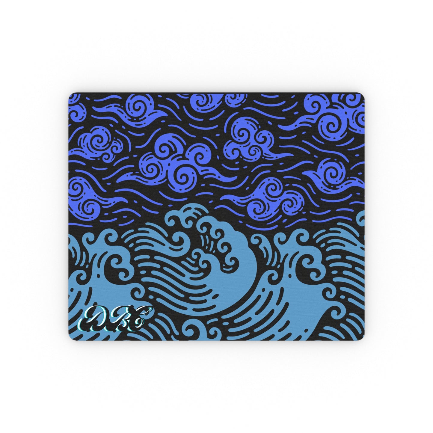 Blue waves Mouse Pad Small 18x entries 🎟️