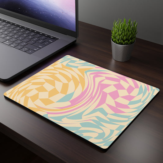 Yellow/Pink Topo Mouse Pad Small 18x entries 🎟️