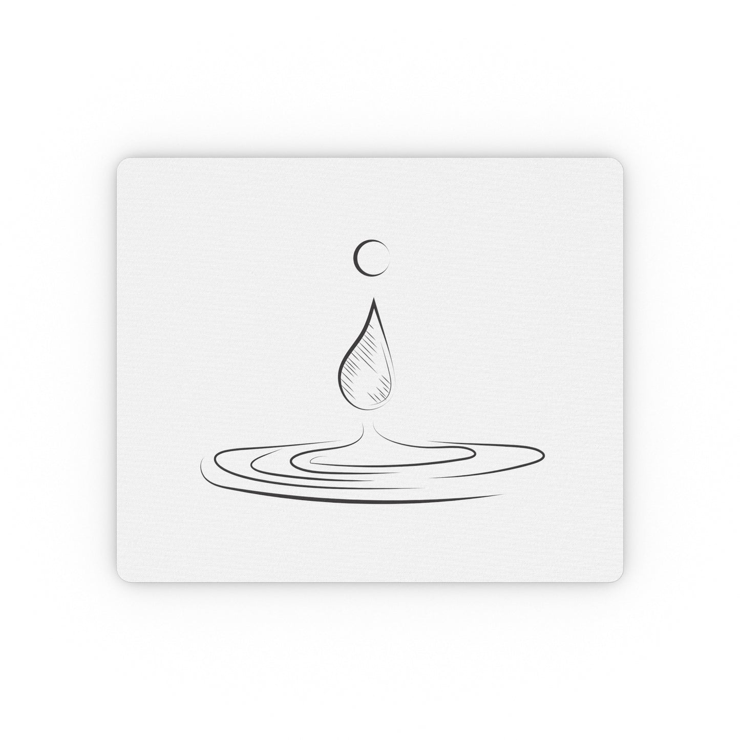 Water Droplet Swirl Mouse Pad Small 18x entries 🎟️